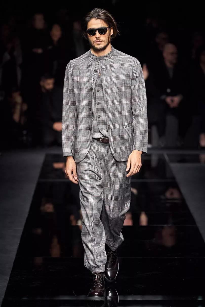 阿玛尼giorgioarmani2020秋冬男装秀