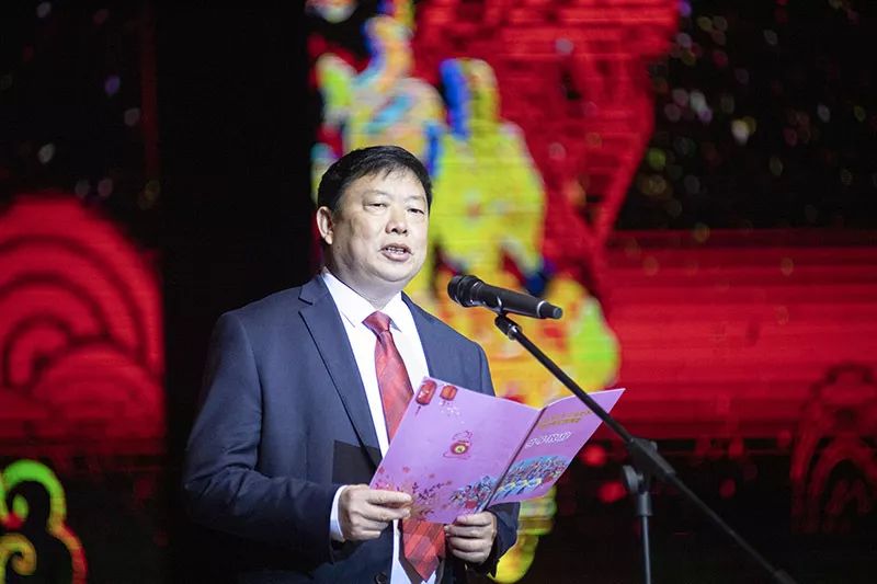 县文化旅游广电体育局局长金中平致辞天官赐福曲牌联唱将军打猎叹更