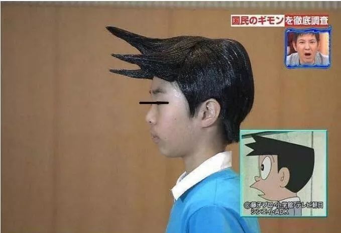 图集| 哈哈哈～小夫的发型从侧面看是这样_vs