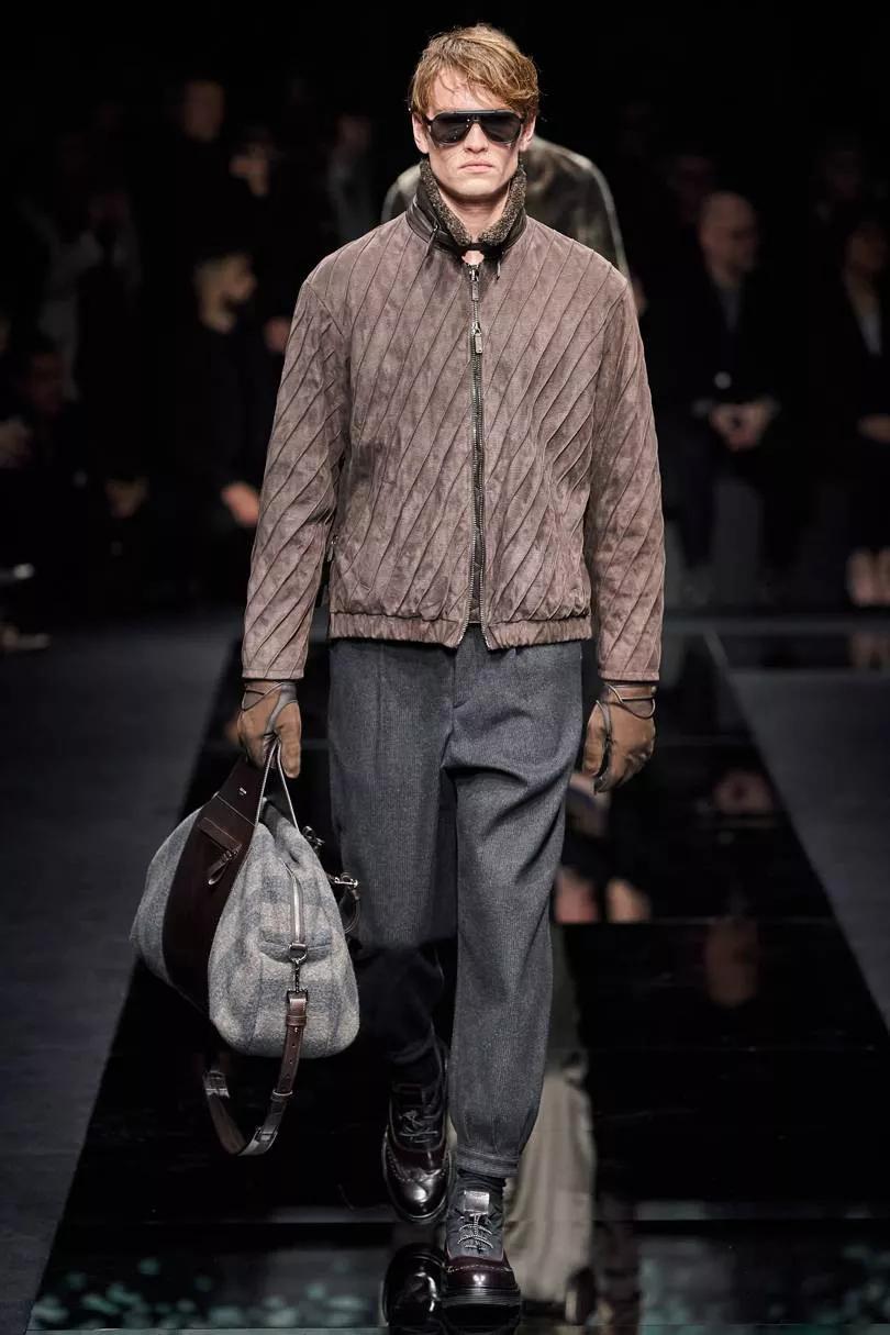 阿玛尼giorgioarmani2020秋冬男装秀