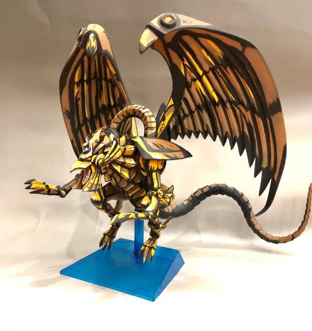 二次元涂装《游戏王》翼神龙手办