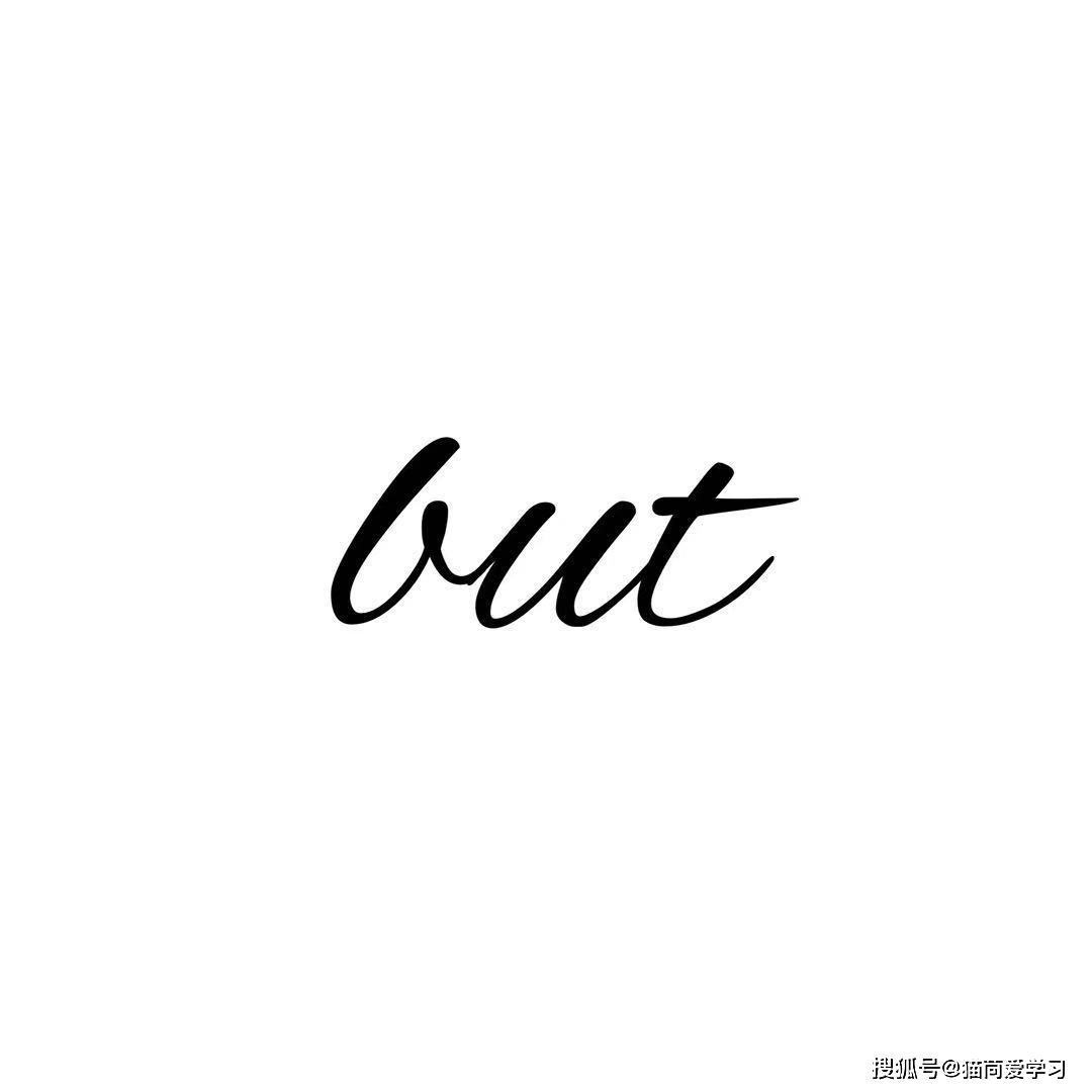 猫苘的英语笔记89英语单词当中的but但是有哪些区别用法