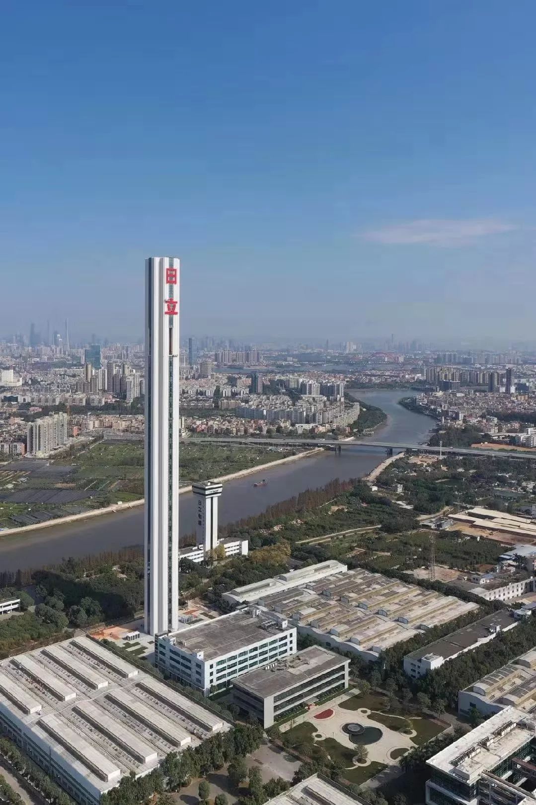 日立电梯试验塔"h1 tower"于广州落成_中国