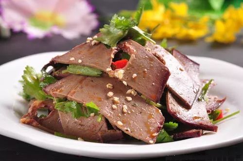 第一道:凉拌牛肝