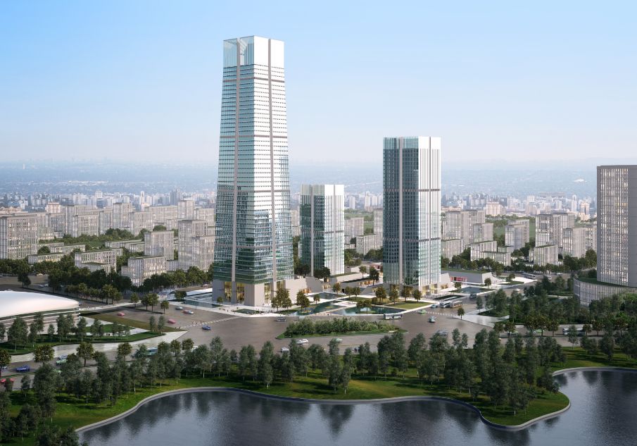 商丘绿地中央广场(效果图)2020年,提升综合竞争力,坚持高质量发展2020