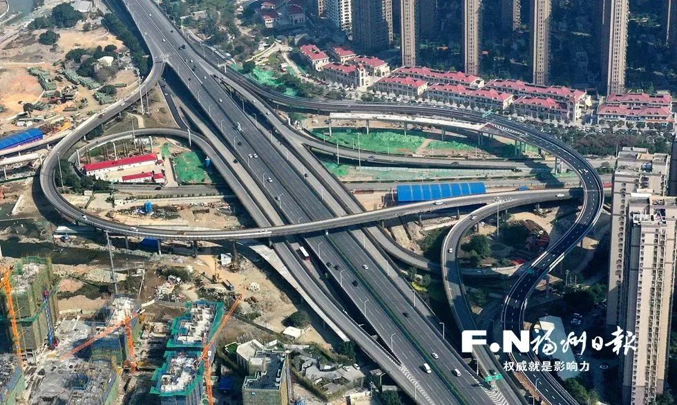 已经通车福州二环缺口补上c变成了o