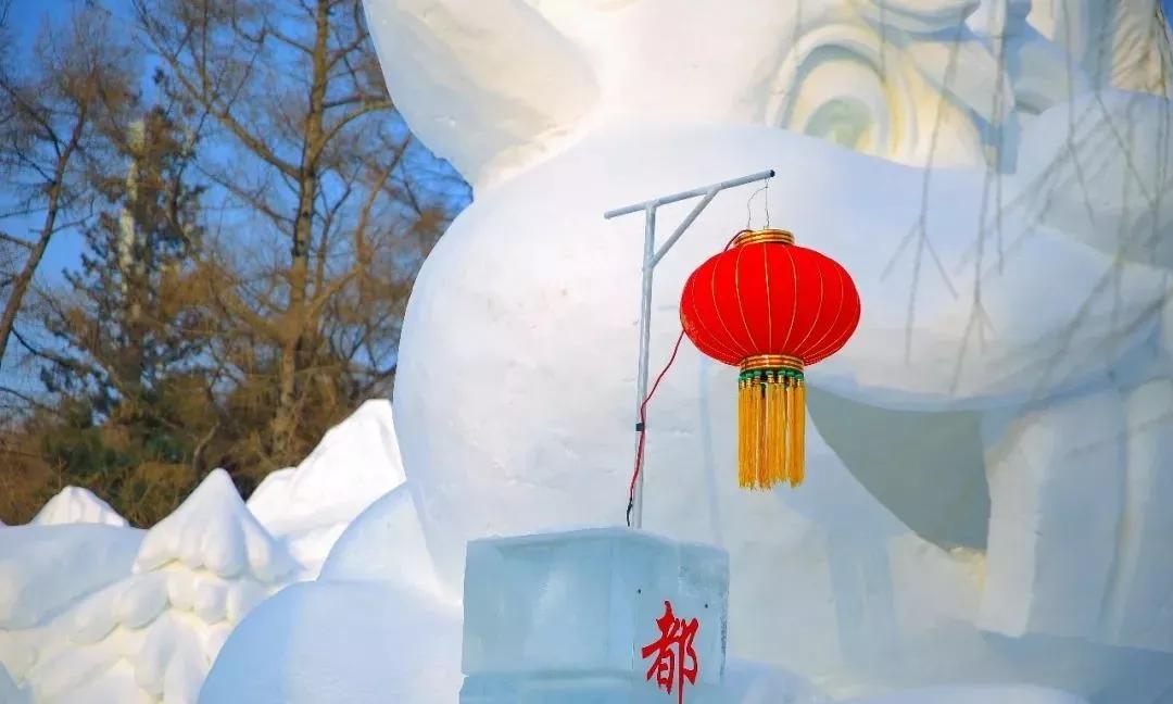 冰雕冰燈雪雕長春南湖公園玩到high