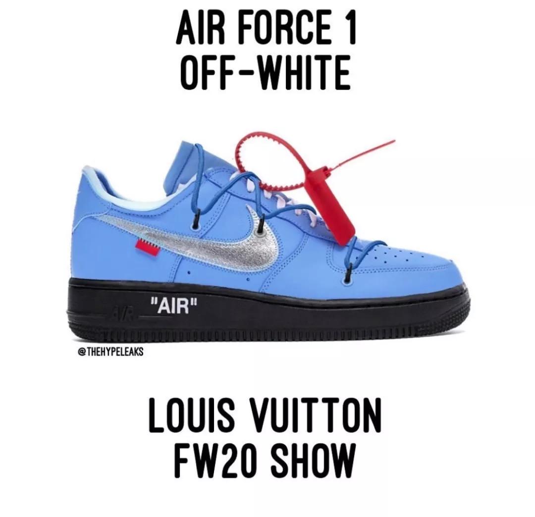 主理人 virgil 曝光!ow x nike af1 杂交鞋释出