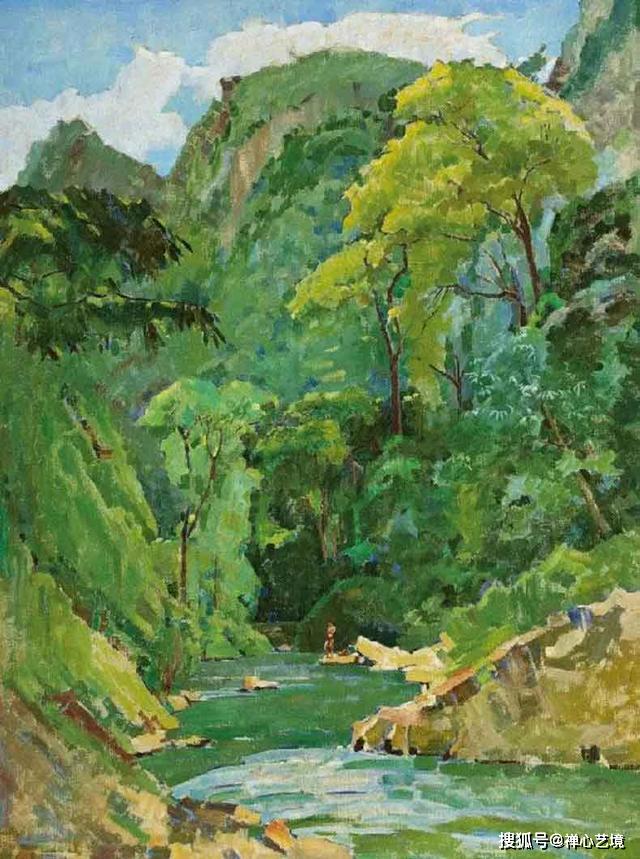 著名油画家冯法祀作品欣赏