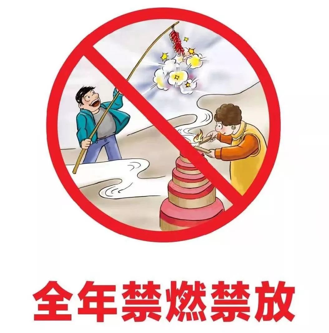 禁燃区内基本实现"零燃放"取得了明显成效禁止燃放烟花爆竹和大盘香