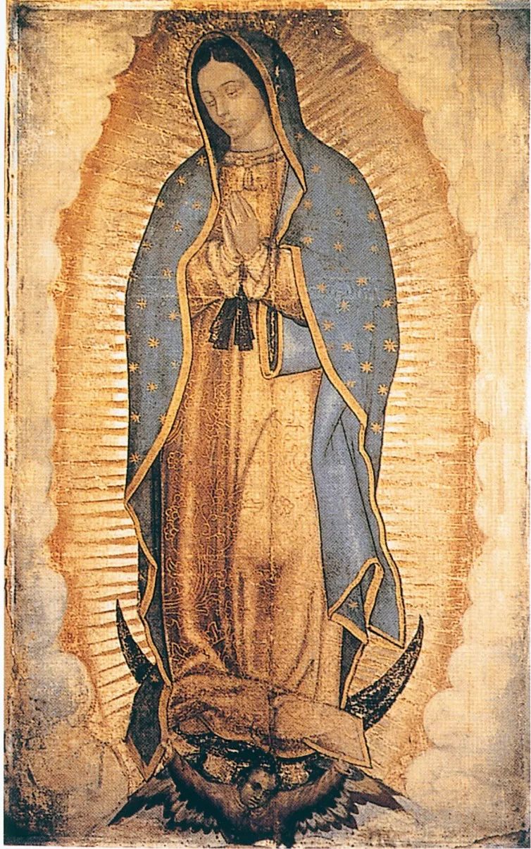 瓜达卢佩圣母像真实图片