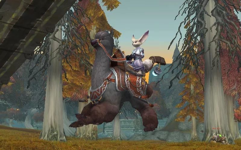 魔兽世界轻盈的迅蹄驼坐骑趁83刚开集合石找团拿这只羊驼