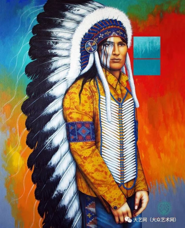 大众艺术网印第安人的本土艺术家秘鲁画家victorcrisostomogomez新