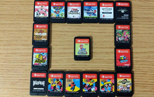 国行switch卡带虽然香但千万不要舔因为味道太上头