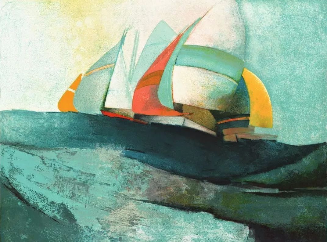 他山之石艺色彩和谐色调鲜艳法国抽象派装饰画家加维