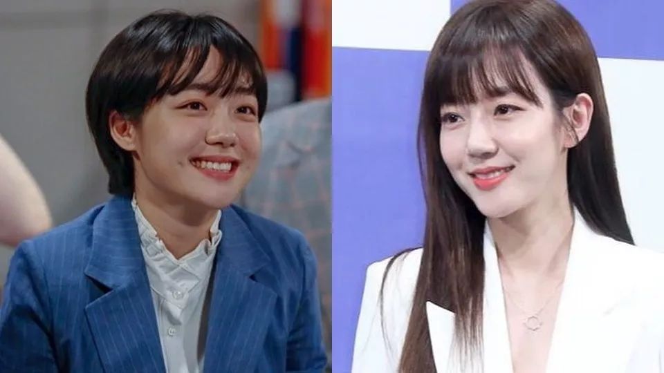 不笑的时候就比较不像,相较林秀晶给人一种疏离,高冷的感觉,苏珠妍