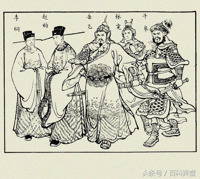 连环画说岳人物绣像