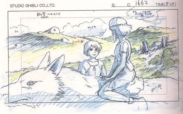 一起来回顾宫崎骏及吉卜力工作室作品的经典原画手稿,包含《天空之城