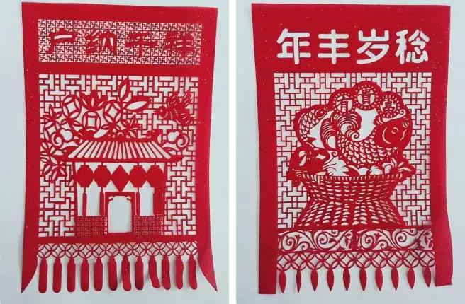剪挂笺过新年,挂笺剪纸图片,剪挂笺简单_大山谷图库