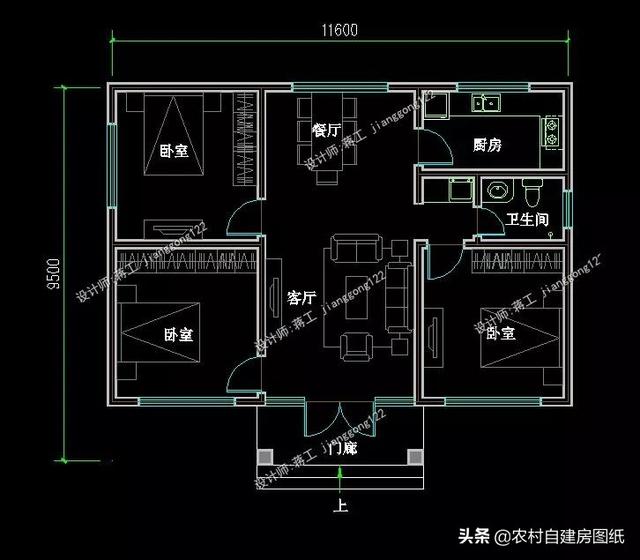 4款一层农村别墅,都是平屋顶,这样的平房建出来谁还会说土_设计