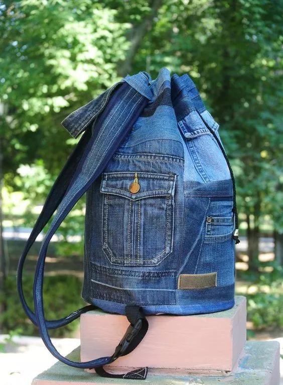 一条旧牛仔衣裤就能改造出女生喜欢的包包以后都不舍得扔了