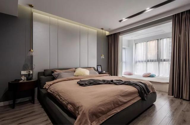 硬包床头墙,打造温馨卧室,提升舒适档次!