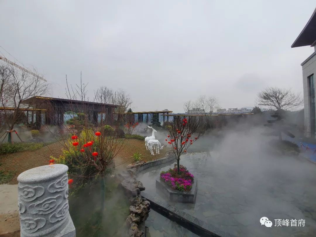 顶峰首府营销中心盛大开放大境绽放惊艳全上栗