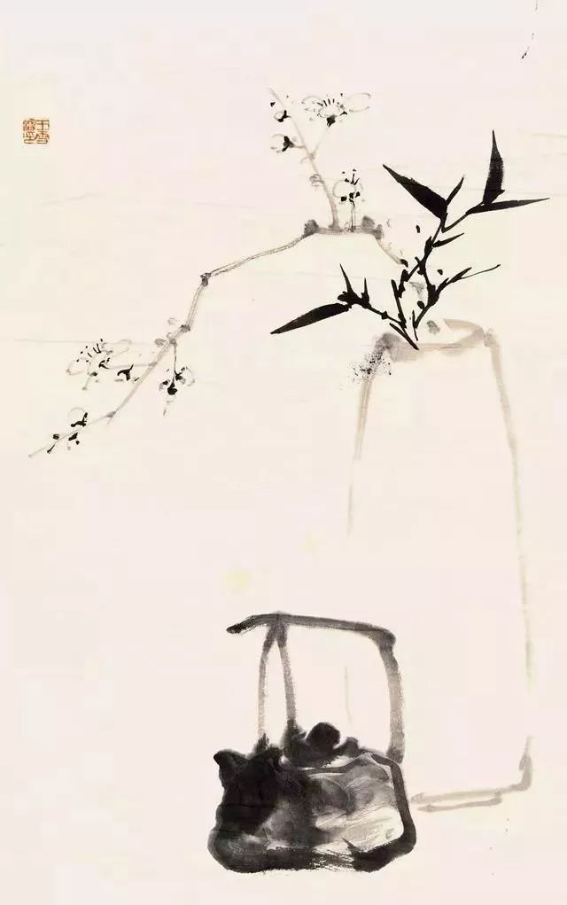 品味插枝梅花便过年