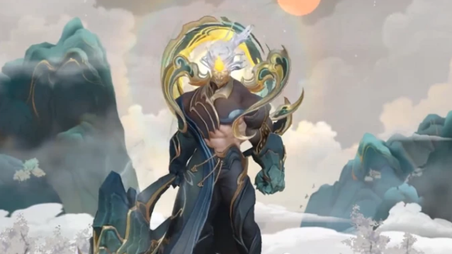 典韦岱宗的技能特效,二技能可以剁出一座山,而这效果好炫酷啊_皮肤