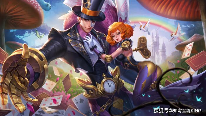 红桃皇后——芈月,仙境爱丽丝——妲己,在王者荣耀中有些皮肤是成套