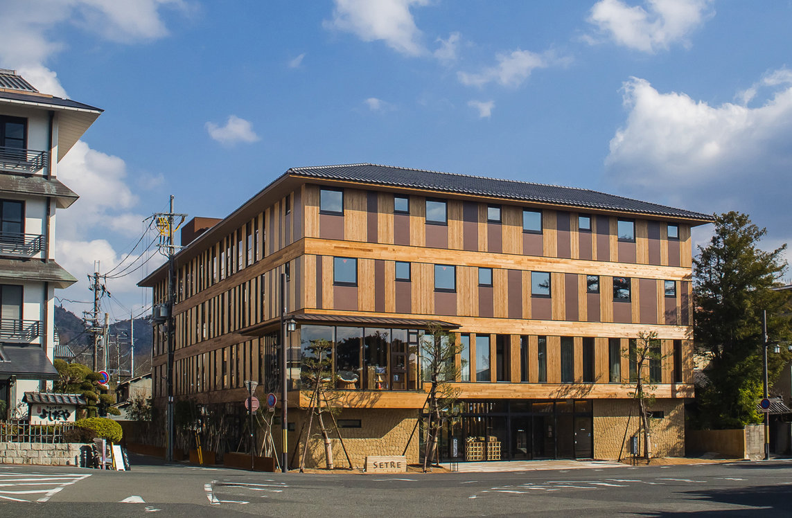 酒店设计日本奈良日式酒店承袭奈良町的建筑传统