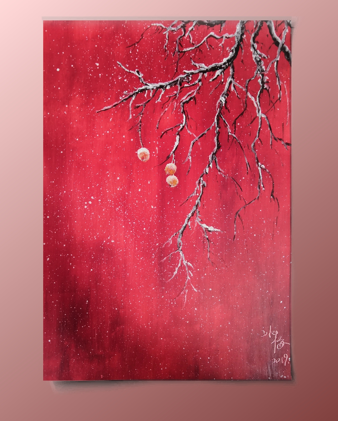 红墙故宫系列让人思念雪的九幅画