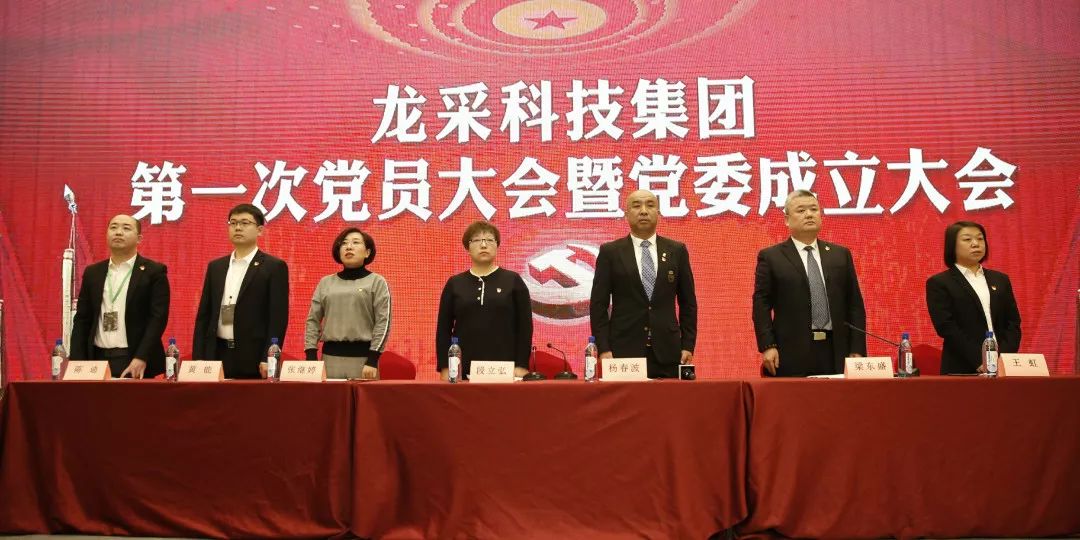 龙采科技集团党委正式成立董事长杨春波当选党委书记红色引擎引动企业