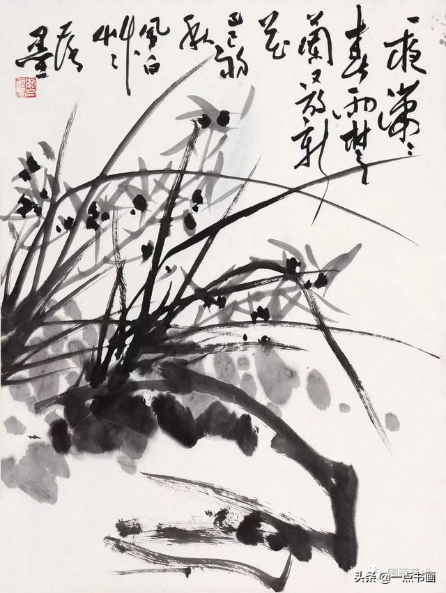 蒋风白丨写意兰花辑录分享