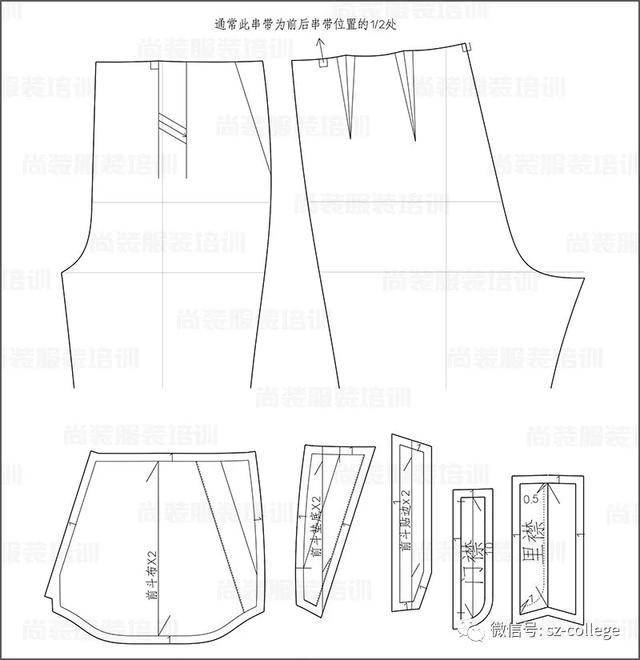 女西裤制作步骤图片