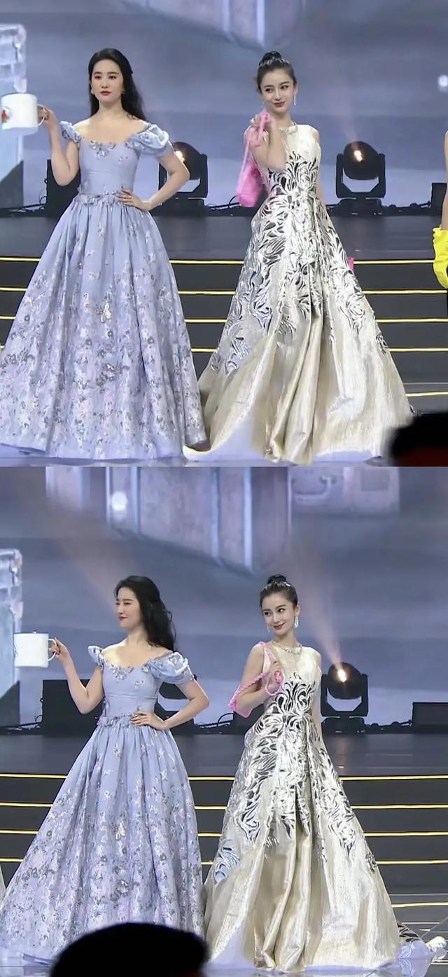 刘亦菲和各女星合照倪妮对比有点强烈杨幂的表情太精彩了