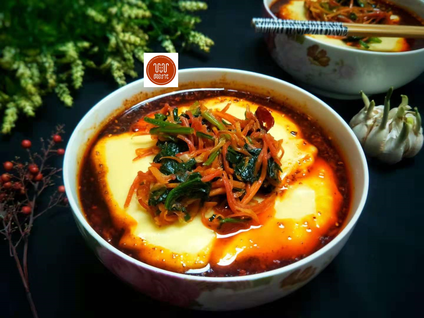 14,寒冷的冬季,来一碗热热的搅团,酸辣爽滑,味道鲜美,"聊扎咧".