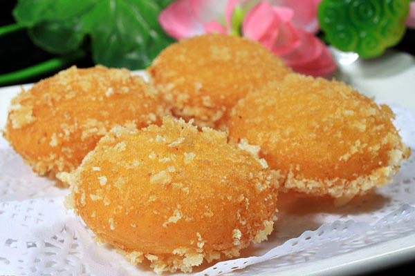 美味中式甜点——脆皮南瓜饼,这样做营养又健康!