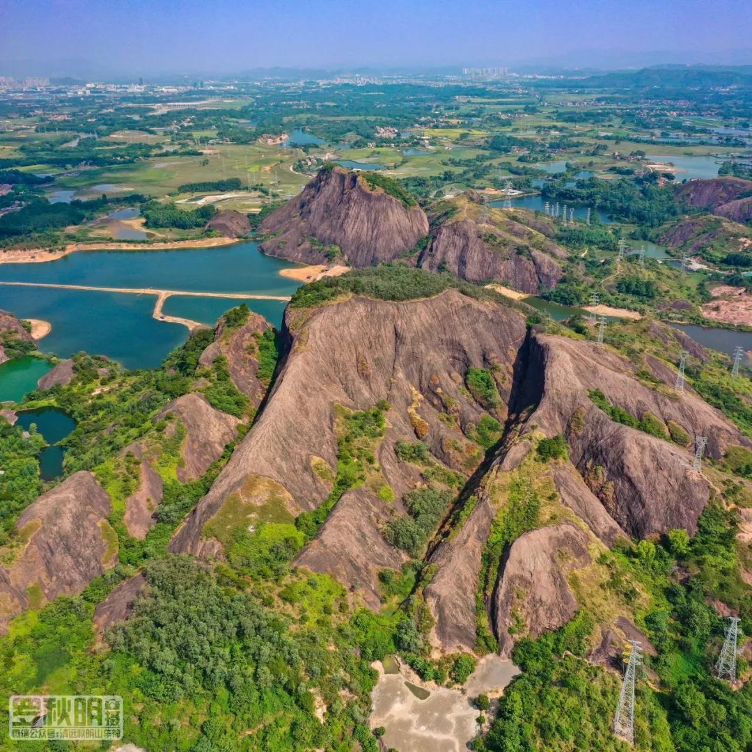 航拍石角镇黄布村你怎么可以那么美