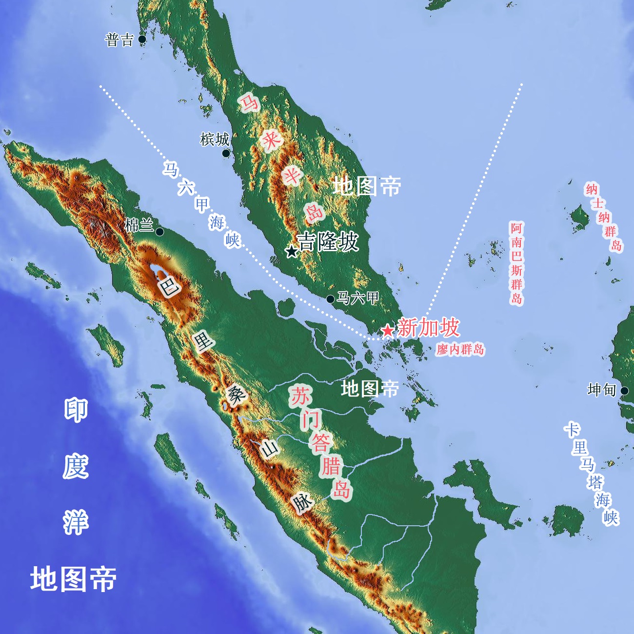 马六甲海峡简图图片
