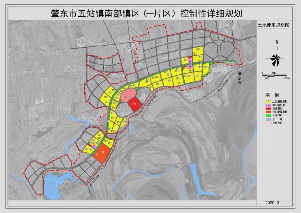 关于肇东市五站镇南部镇区一片区控制性详细规划批前公示