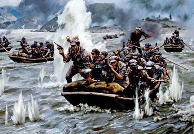 强渡嘉陵江,可称得上是红军长征中最大规模的一次强渡江河的行动