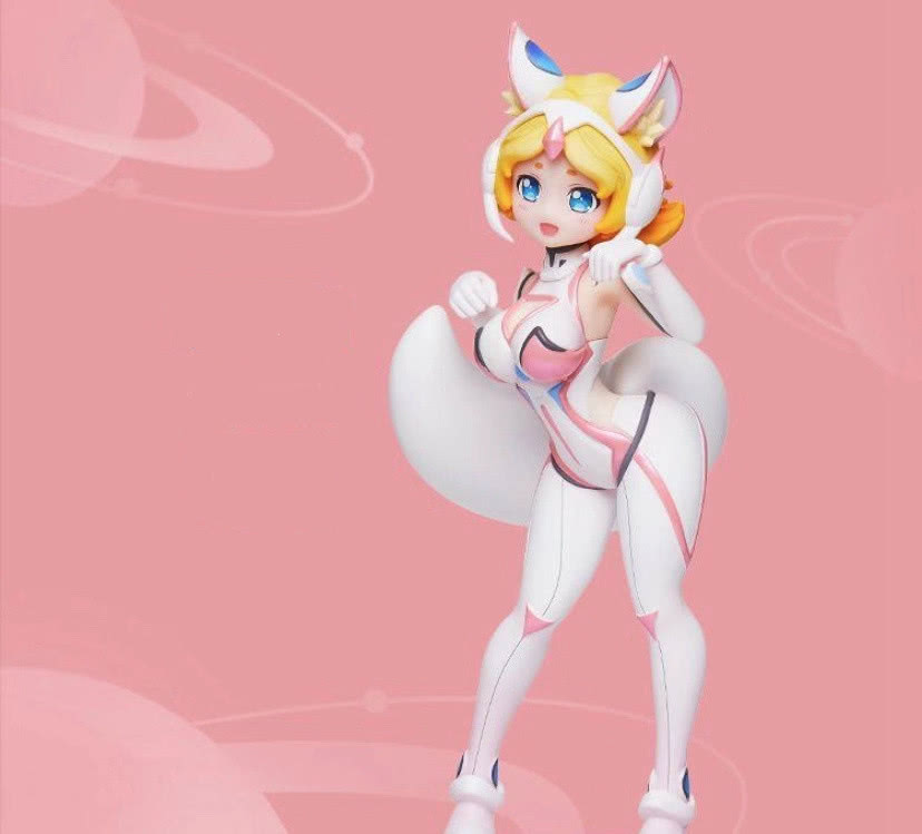 妲己"时之彼端"亮相,模型细节堪称惊艳,尖尖的下巴惹人爱!