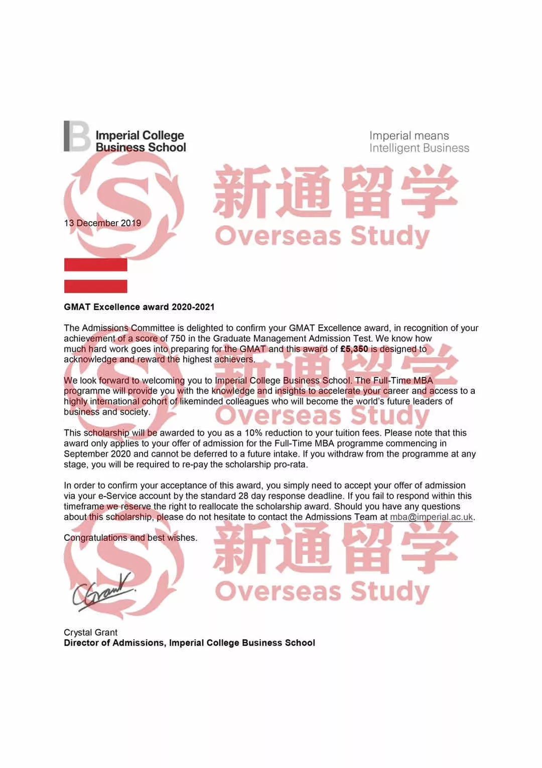 帝国理工offer20w奖学金读书好真的可以赚钱
