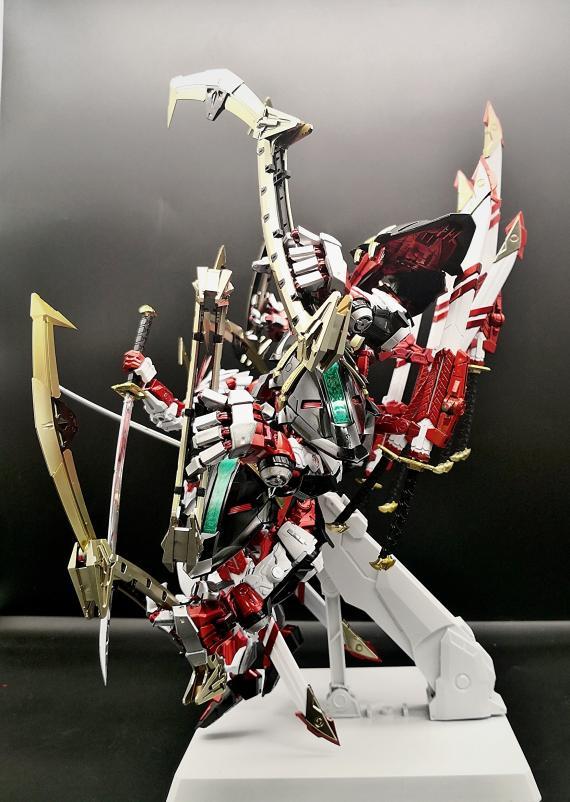 八臂哪吒猩猩臂红色异端高达模型改