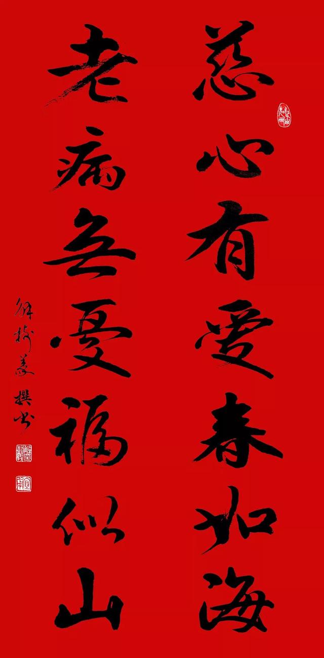 诸城市老年大学党员志愿者走进慈海敬老院开展新春送福活动