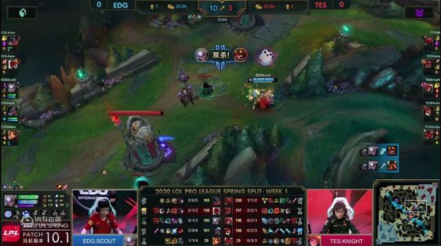 edg新赛季起飞?scout皎月杀疯了,厂长赛前战术立功
