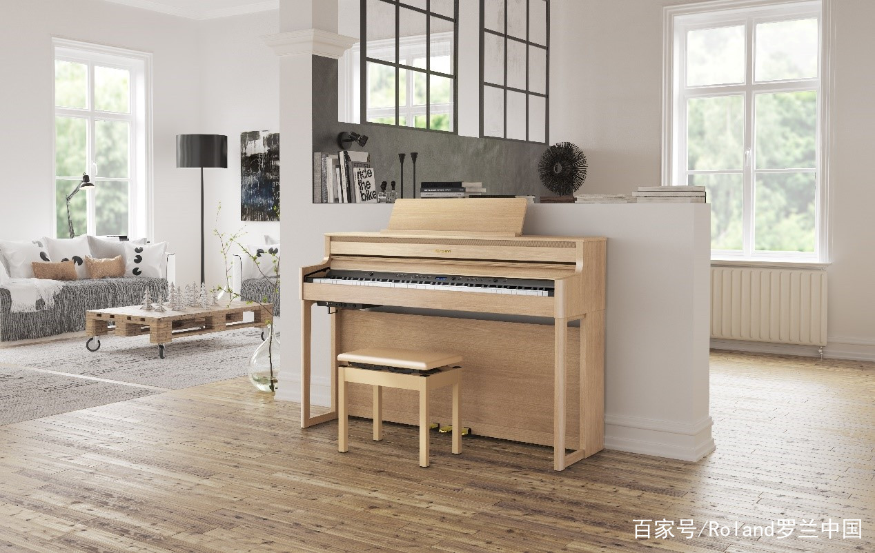 roland 罗兰hp700系列电钢琴,充分融入现代家居环境
