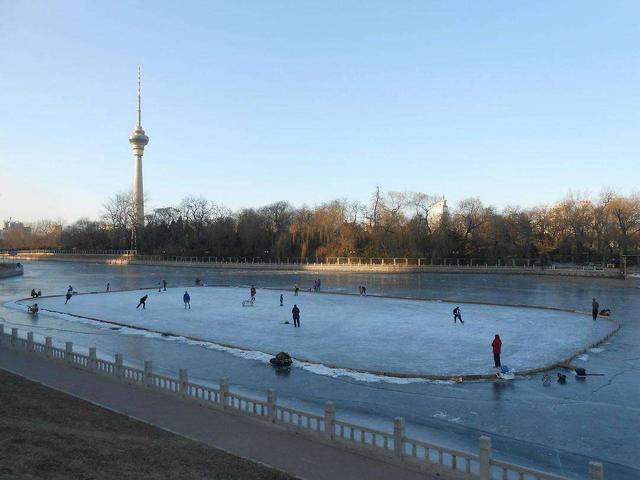 玉渊潭公园滑冰2022图片