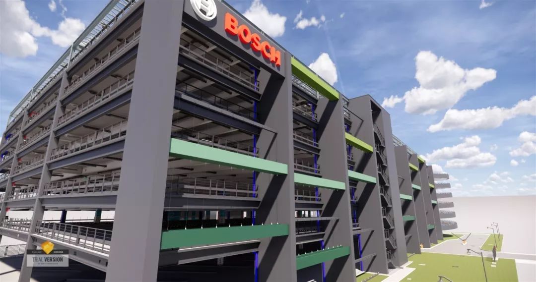 bim案例分享博世汽车苏州s215停车楼项目下